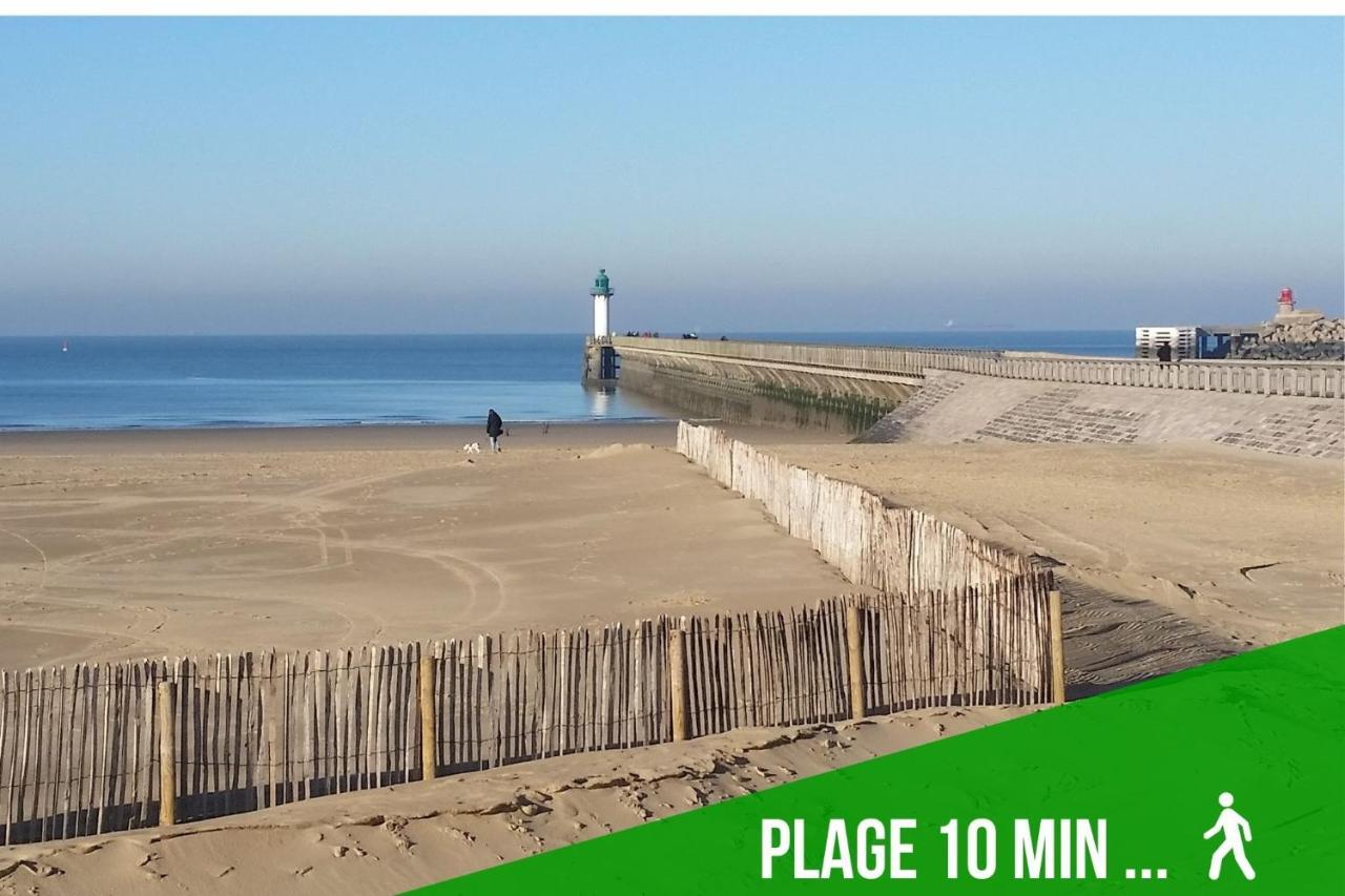 Joli Petit Studio Pres Du Phare Calais Exteriör bild